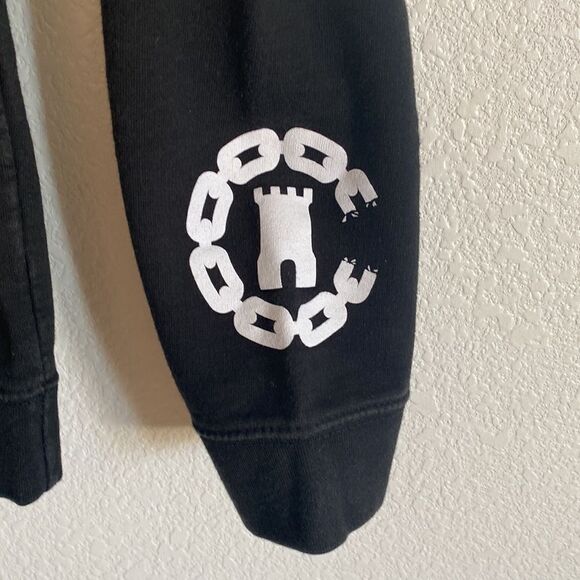 CROOKS & CASTLES Men’s Black Sweatshirt Size L - Picture 3 of 6